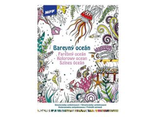 Obrázek z Omalovánky antistresové barevný oceán A4/32s 